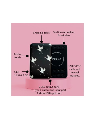 Bateria externa wondee mr wonderful 5000 mah ciguenas