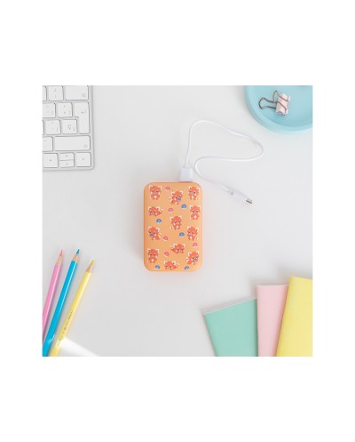 Bateria externa wondee mr wonderful 10000 mah panda rojo