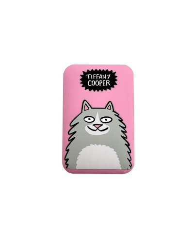 Bateria externa wondee mr wonderful 10000 mah gato rosa