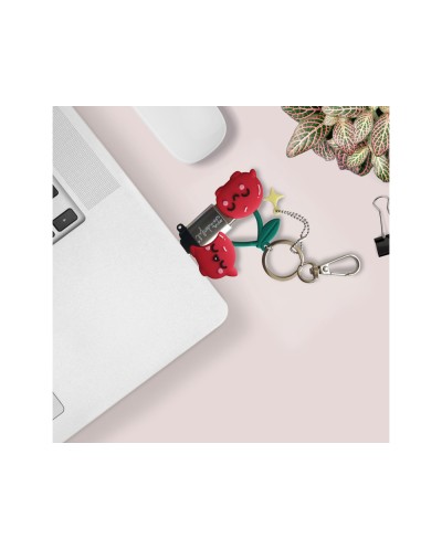 Memoria usb wondee mr wonderful 32gb cereza