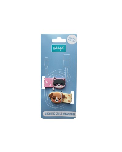 Organizadores de cable wondee mr wonderful pets pack de 2 unidades