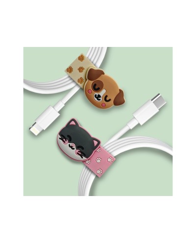 Organizadores de cable wondee mr wonderful pets pack de 2 unidades