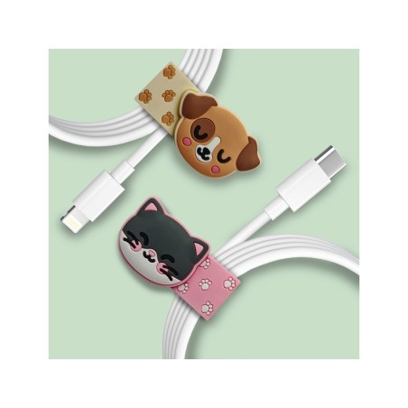 Organizadores de cable wondee mr wonderful pets pack de 2 unidades