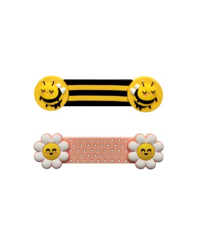 Organizadores de cable wondee mr wonderful blossom pack de 2 unidades