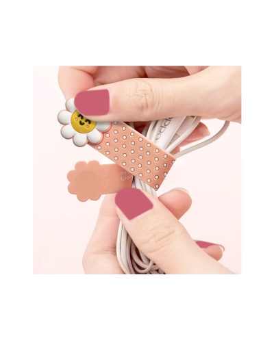 Organizadores de cable wondee mr wonderful blossom pack de 2 unidades