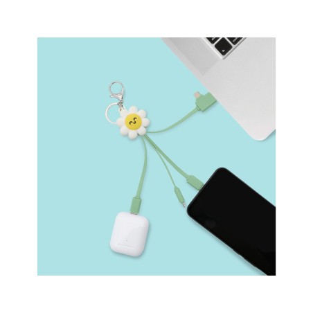 Cable de carga multiconector wondee mr wonderful margarita 3 en 1