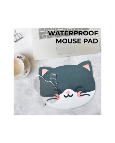 Alfombrilla para raton wondee mr wonderful forma gato