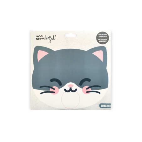 Alfombrilla para raton wondee mr wonderful forma gato