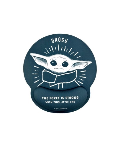 Alfombrilla para raton wondee gel ergonomica mandalorian grogu star wars