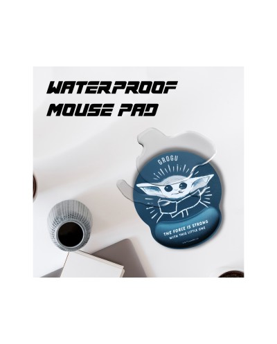 Alfombrilla para raton wondee gel ergonomica mandalorian grogu star wars
