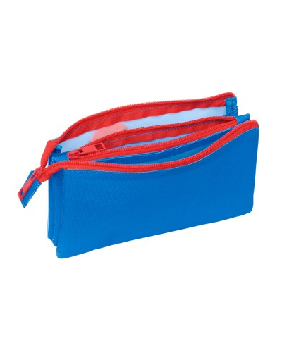 Bolso escolar portatodo safta triple spidey 120x220x30 mm