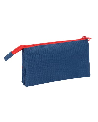 Bolso escolar portatodo safta triple avengers 120x220x30 mm