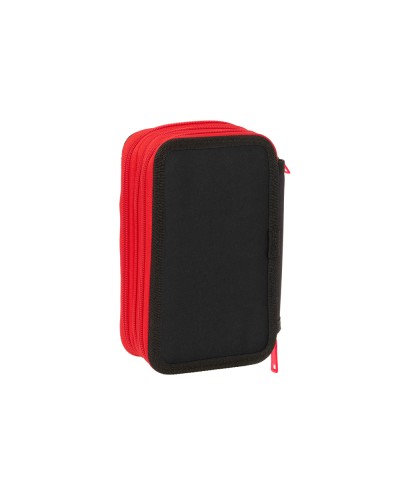 Plumier escolar safta triple 37 piezas spider man 195x125x55 mm