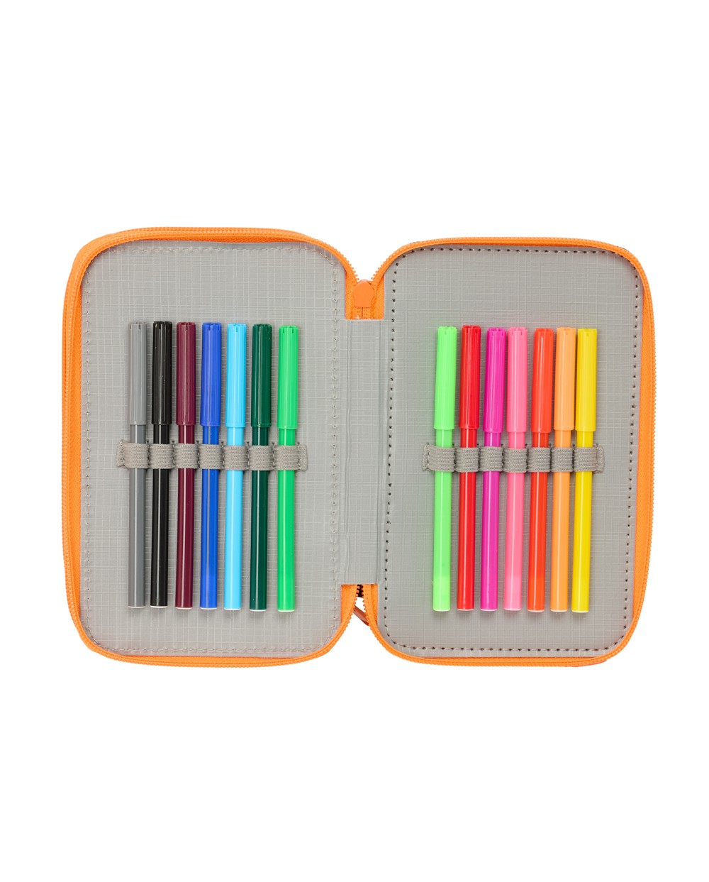 Plumier escolar safta triple 37 piezas jurassic world 195x125x55 mm