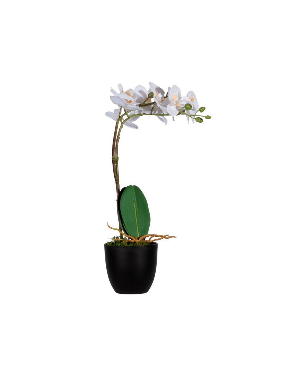 Flor artificial paperflow orquidea blanca 40 cm