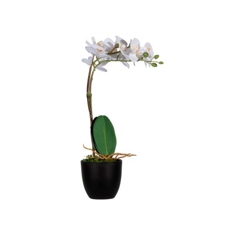 Flor artificial paperflow orquidea blanca 40 cm