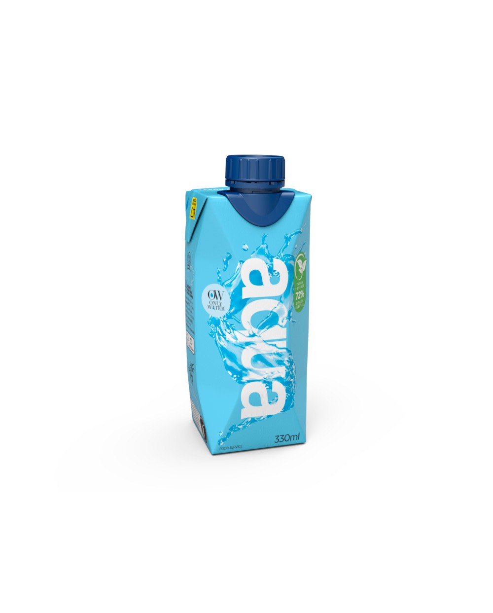 Agua mineral only water brik 330 ml