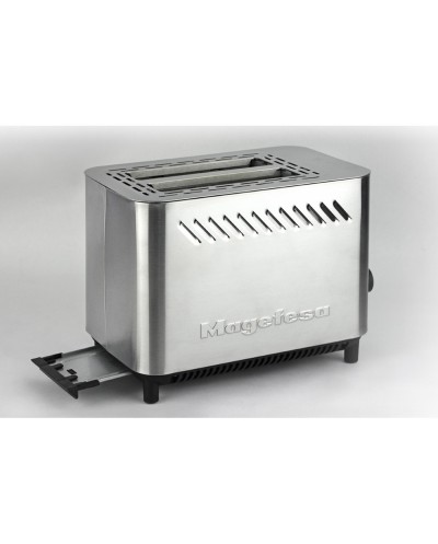 Tostador magefesa jour doble boca 820w acero inoxidable con bandeja recogemigas