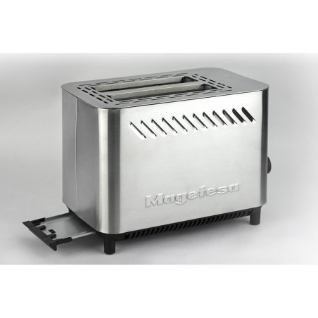 Tostador magefesa jour doble boca 820w acero inoxidable con bandeja recogemigas
