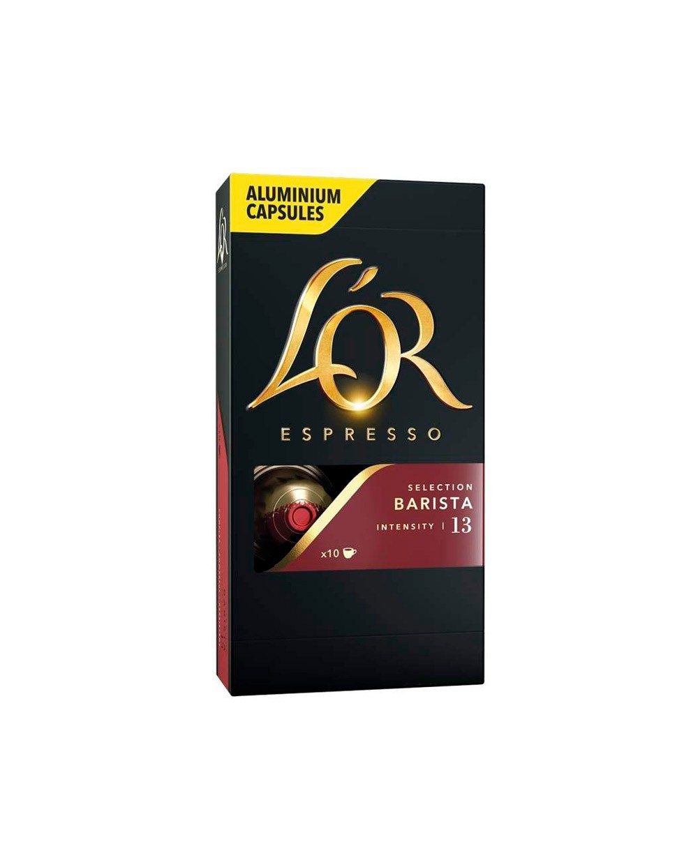 Cafe l or espresso barista intensidad 13 caja de 10 capsulas xxl compatible nespresso