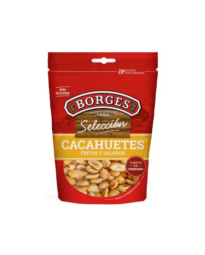 Cacahuete borges frito salado bolsa de 100 gr