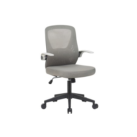 Silla q connect oficina terni malla alt max 1050 mm anc 500 mm prof 480 mm color gris cuerpo negro