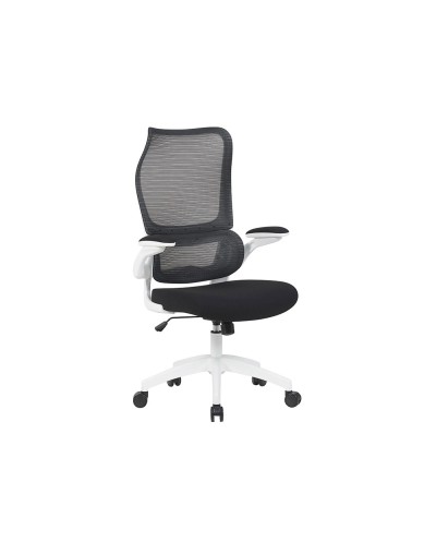 Silla q connect oficina catania malla alt max 1230 mm anc 510 mm prof 490 mm ruedas premium color negro blanco