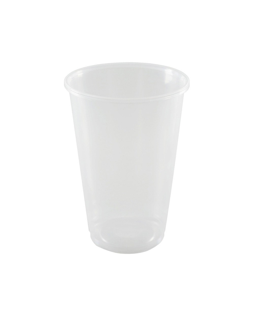 Vaso de plastico reutilizable transparente 550 ml paquete de 10 unidades