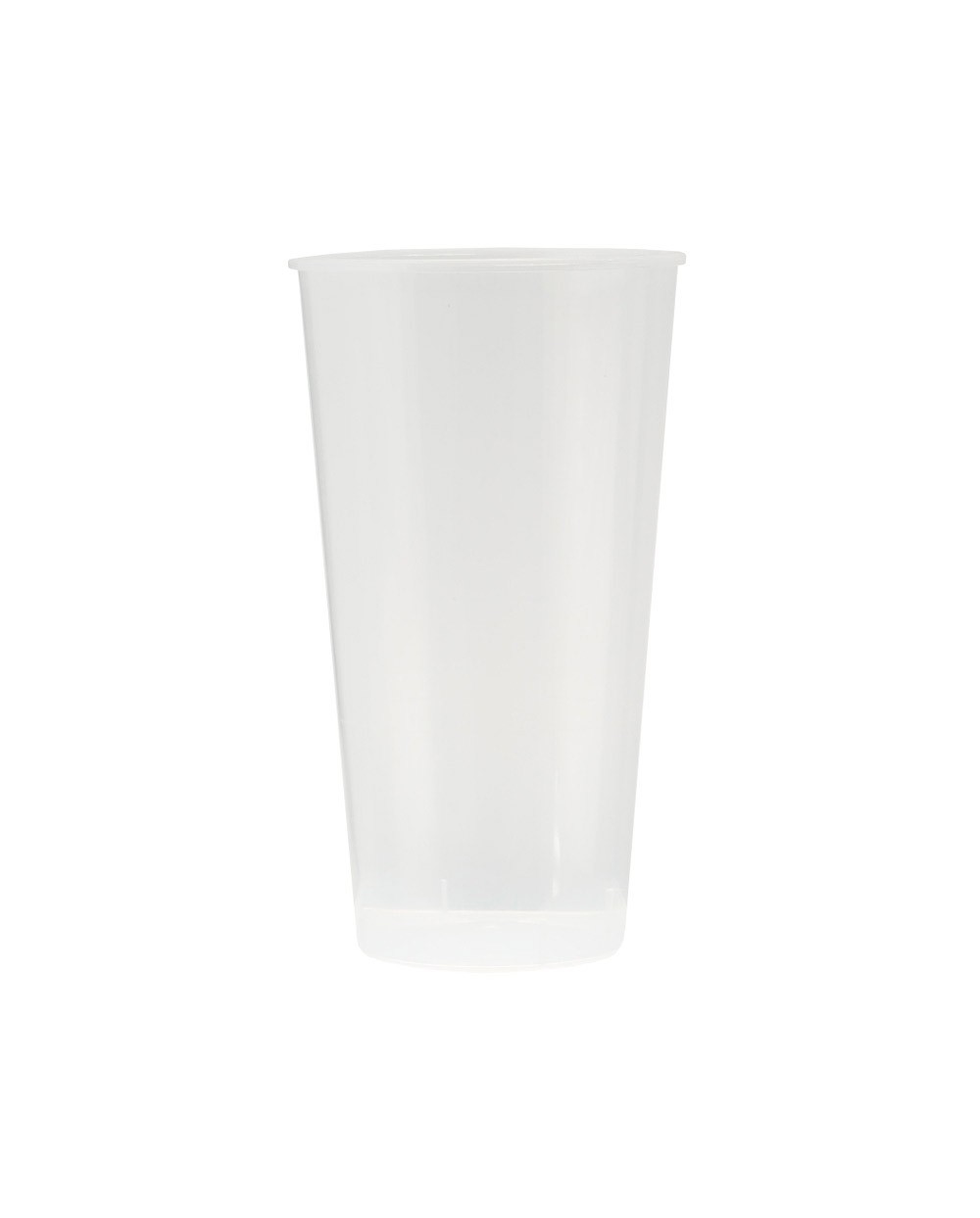 Vaso de plastico reutilizable transparente 400 ml paquete de 10 unidades