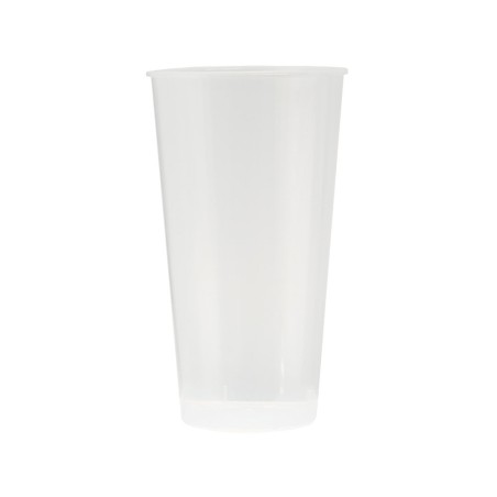 Vaso de plastico reutilizable transparente 400 ml paquete de 10 unidades