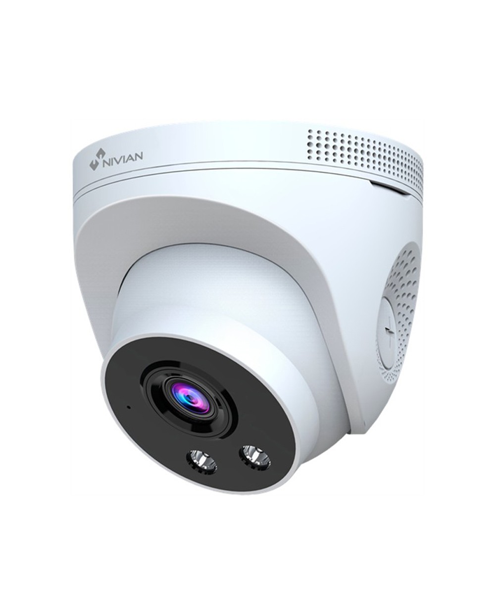 Camara nivian domo 2k 3mp wifi ethernet blanca