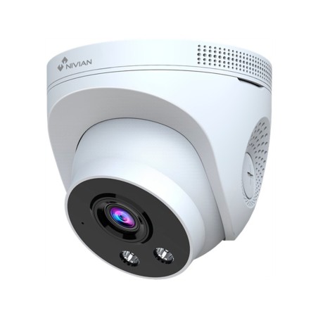 Camara nivian domo 2k 3mp wifi ethernet blanca