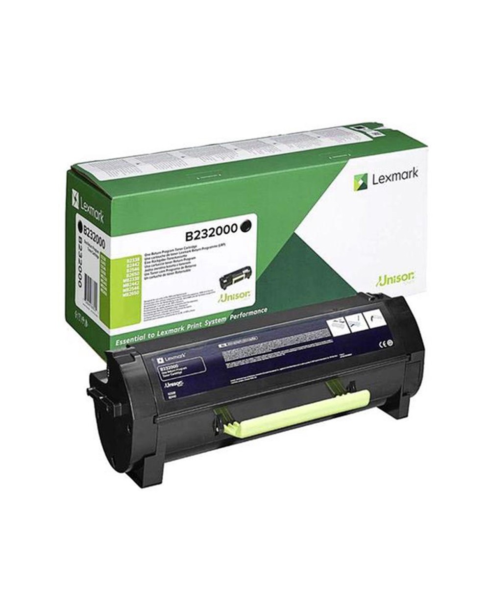 Toner lexmark b232000 retornable negro