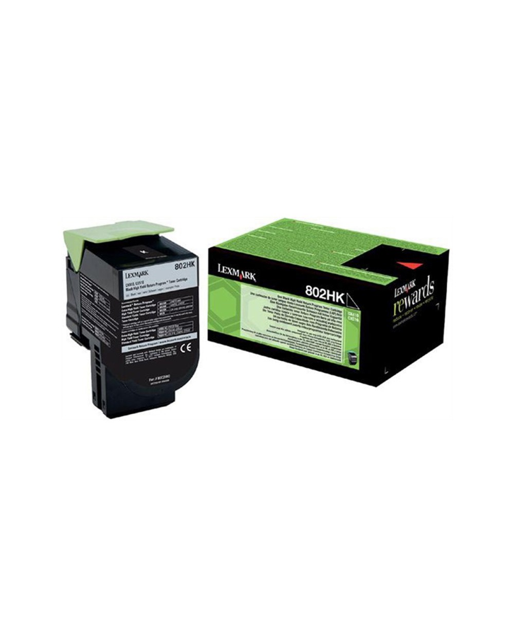 Toner lexmark 802hk retornable negro