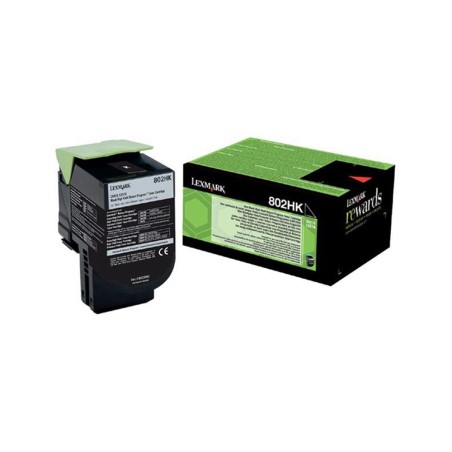 Toner lexmark 802hk retornable negro