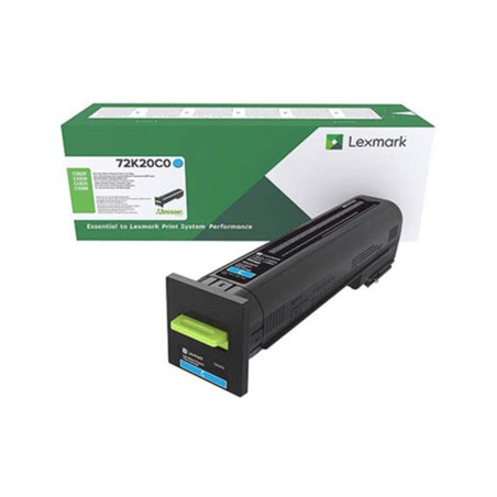 Toner lexmark 72k20c0 retornable cian