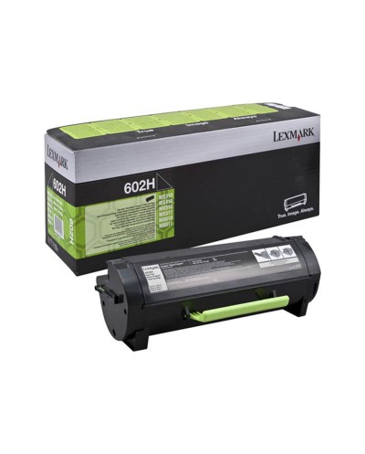 Toner lexmark 602h retornable negro