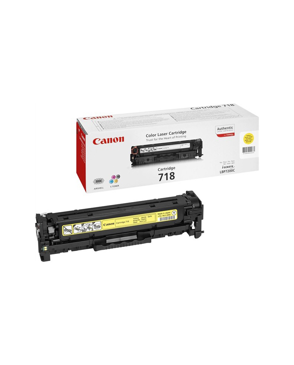 Toner canon 718y amarillo