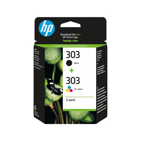 Ink jet hp 303 pack de 2 unidades negro color