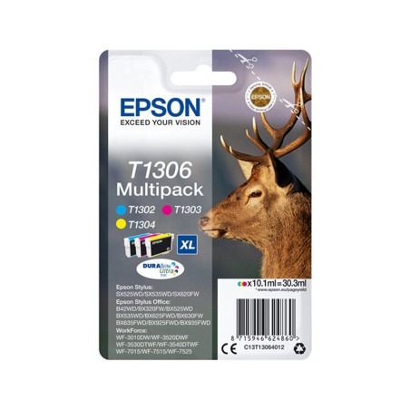 Ink jet epson t1306 pack de 3 colores