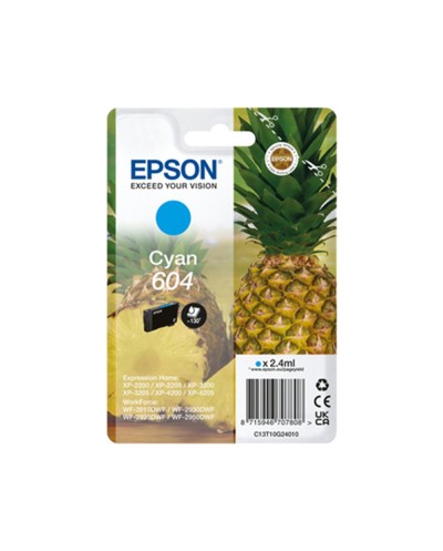 Ink jet epson 604 cian