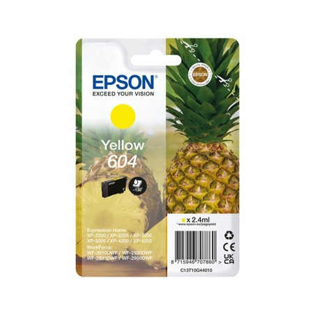 Ink jet epson 604 amarillo