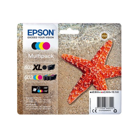 Ink jet epson 603 pack de 4 colores