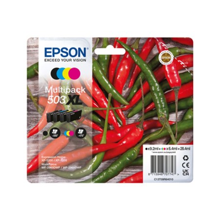 Ink jet epson 503xl pack de 4 colores