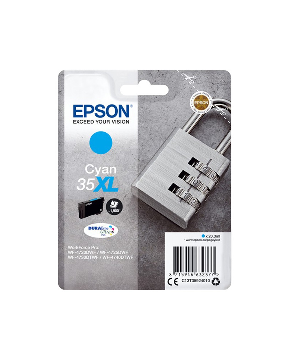 Ink jet epson 35xl cian