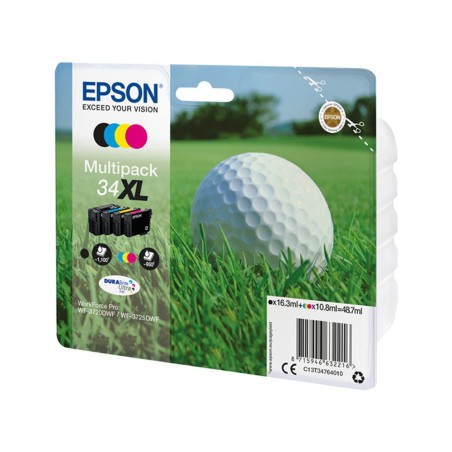 Ink jet epson 34xl pack de 4 colores