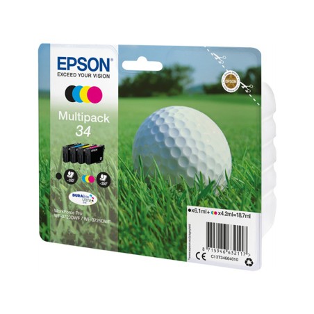 Ink jet epson 34 pack de 4 colores