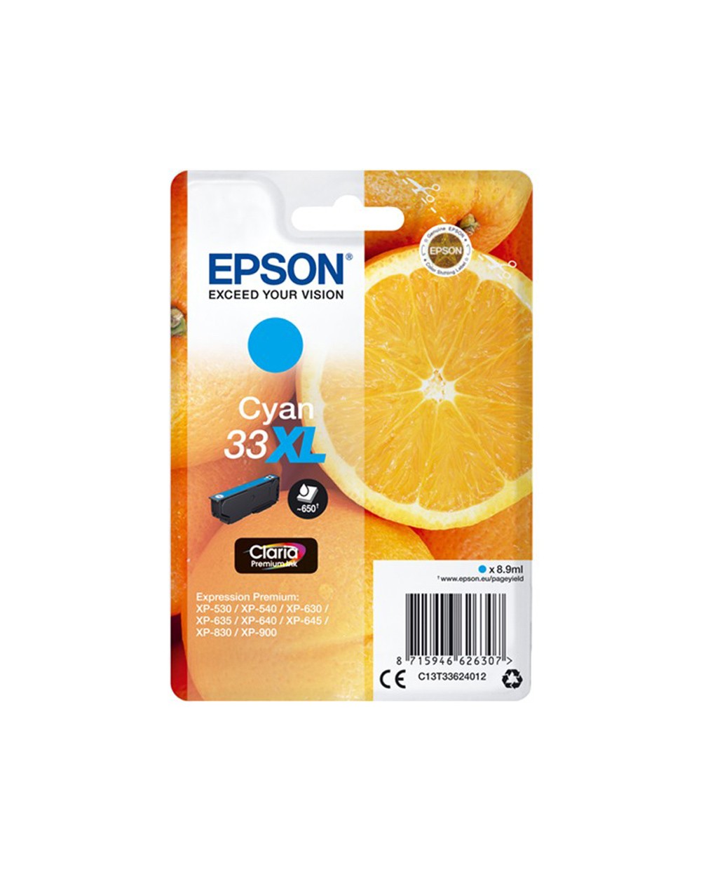 Ink jet epson 33xl cian