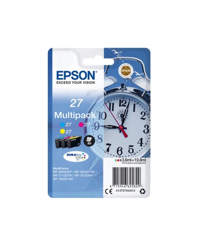 Ink jet epson 27 pack de 3 colores