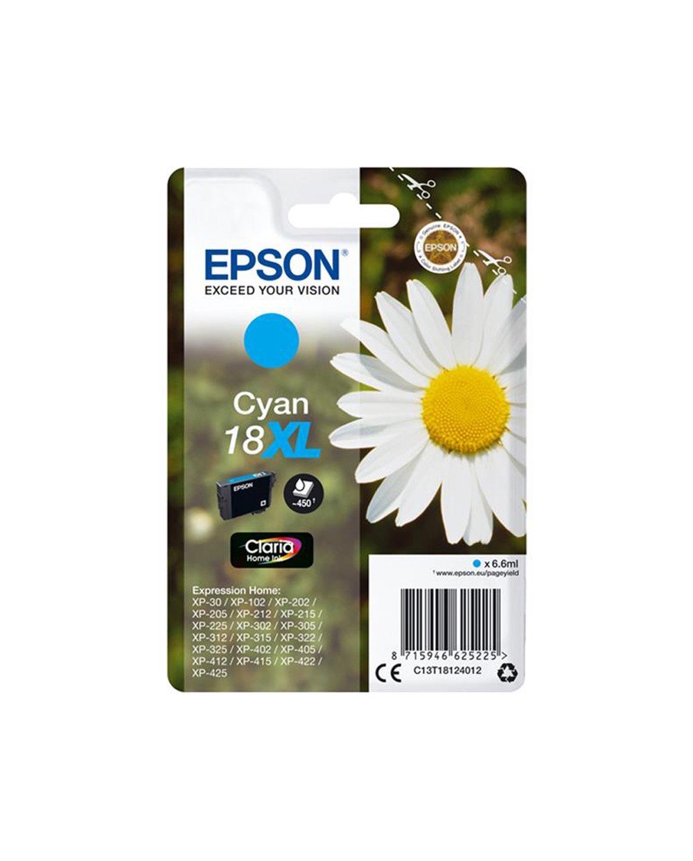 Ink jet epson 18xl cian